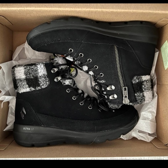 NEW! Lowest price! Skechers glacial ultra timber on the go boots winter snow 7 - Picture 4 of 8